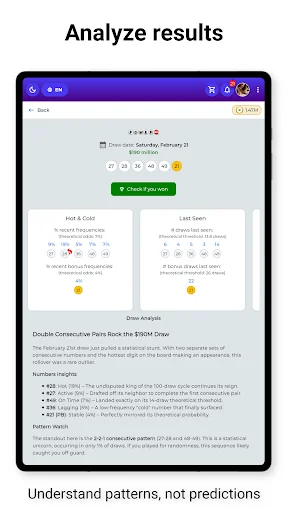Download Lucky Picks: Lottery AI Terbaru – Generator Angka Gratis - Screenshot 23