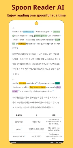 Download SpoonReader Terbaru – Belajar Bahasa Asing via Novel - Screenshot 1