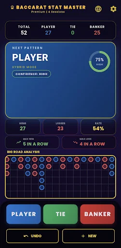 Download Baccarat Stat Master Terbaru – Analisis Pola Gratis - Screenshot 1