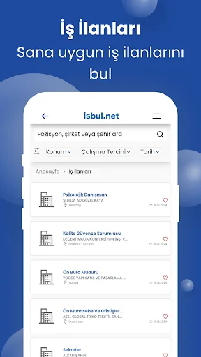 Download Isbul.net İş İlanları Terbaru – Buat CV & Lamar Kerja - Screenshot 2