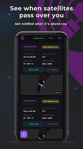 Download SatFleet Terbaru – Lacak Satelit & Roket Secara Live - Screenshot 3