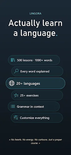 Download Lingora Language Courses Terbaru – Belajar Bahasa Efektif - Screenshot 1