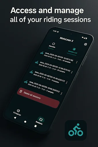 Download MotoLeanX Terbaru – Pelacak Sudut Kemiringan Motor - Screenshot 5