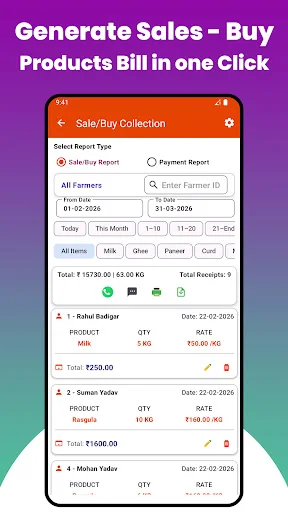 Download Milk Collection App Terbaru – Kelola Susu & Peternak - Screenshot 6