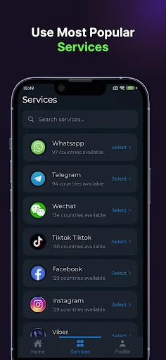 Virtual Number SMS – SmsCode: Dapatkan Nomor Virtual untuk OTP - Screenshot 4
