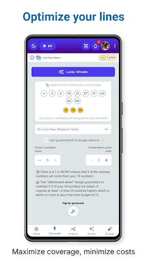 Download Lucky Picks: Lottery AI Terbaru – Generator Angka Gratis - Screenshot 5