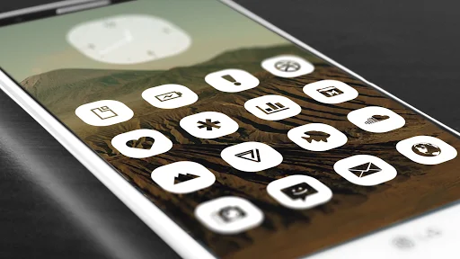 Download Pasty – White Icon Pack Terbaru – Ikon Minimalis Gratis - Screenshot 12