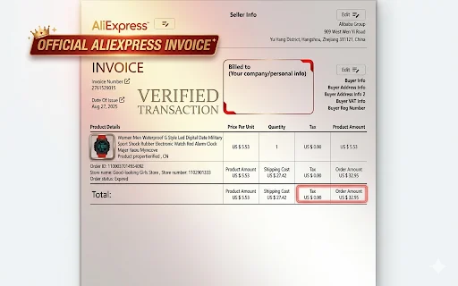 Ali Hunter: Download Invoice & Media AliExpress Terbaru - Screenshot 1