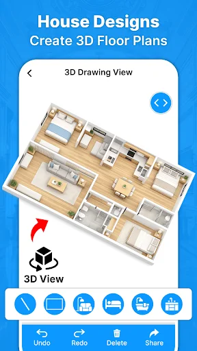Download Floor Plan Creator: Home DecAi Terbaru – Desain Rumah 3D - Screenshot 3