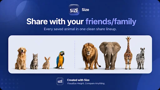 Download size Terbaru – Bandingkan Tinggi Karakter & Orang Gratis - Screenshot 5