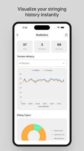 Download String GOAT Terbaru – Lacak Senar Raket & AI Gratis - Screenshot 5