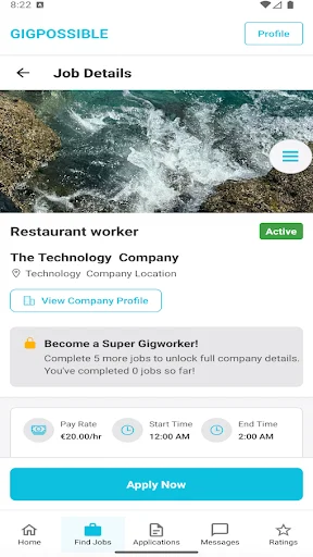 Download GIGPOSSIBLE Terbaru – Cari Pekerjaan Sesuai Keinginan Anda - Screenshot 1