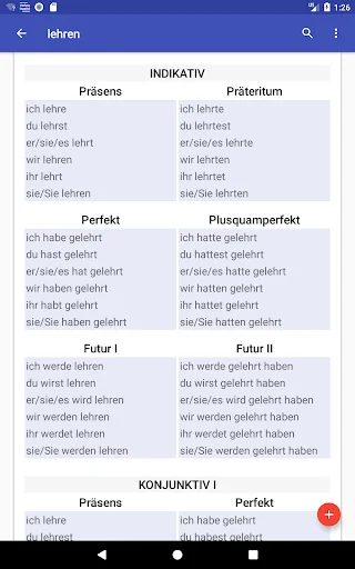 Download Deutsche Verben Terbaru – Belajar Konjugasi Bahasa Jerman - Screenshot 12