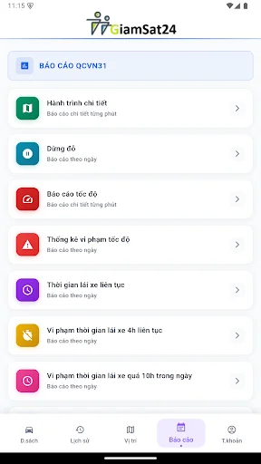 Download GiamSat24 Terbaru – Aplikasi Pelacak GPS Kendaraan - Screenshot 9