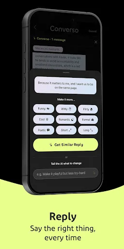 Download Converso: Asisten Teks AI Terbaru – Analisis Pesan Gratis - Screenshot 7