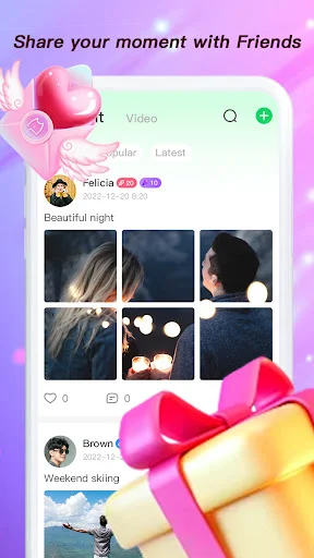 Download Im Live Voice And Video Chat Terbaru – Obrolan Seru - Screenshot 2