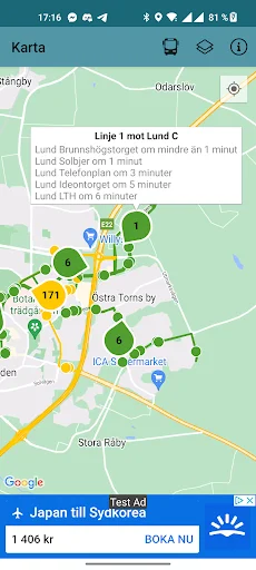 Unduh Skånetrafiken Live Map Terbaru – Pantau Transportasi Gratis - Screenshot 2