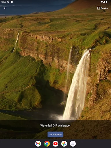 Download Waterfall GIF Wallpaper Terbaru – Animasi 3D Gratis - Screenshot 8