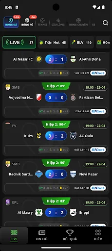 Download Trực tiếp bóng đá Terbaru – Skor Bola Live Gratis - Screenshot 1