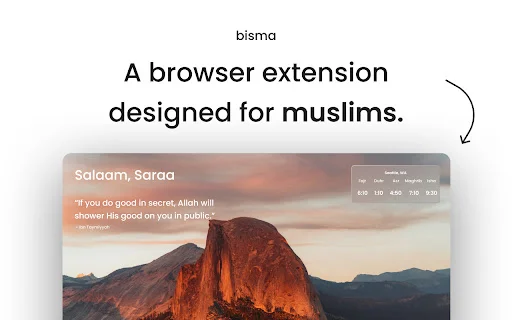 Download Bisma – Jadwal Sholat & Pengingat Islami di Chrome - Screenshot 1