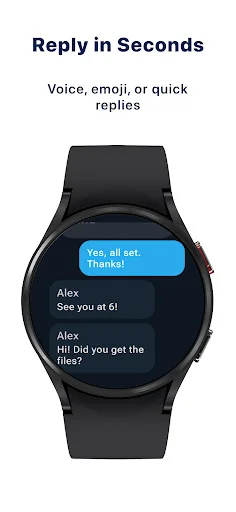 Download TeleWatch: Telegram Wear OS – Chat di Jam Tangan Pintar - Screenshot 2
