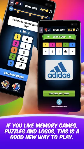 Download Logomania 3 Sort Quiz Words Terbaru – Game Tebak Logo Seru - Screenshot 22