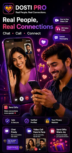 Download Dosti Pro Terbaru – Video Call & Chat Gratis - Screenshot 4
