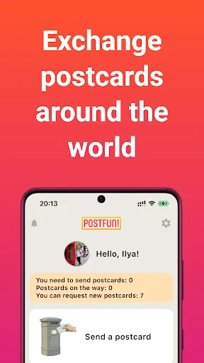 Download Postfun – Kirim Kartu Pos ke Seluruh Dunia Gratis - Screenshot 1