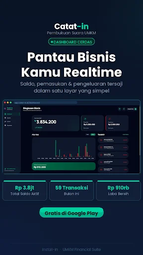 Download Catat-in: Pembukuan Pake Suara Terbaru – Gratis - Screenshot 6