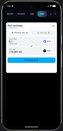 Download Verge XVR Wallet Terbaru – Dompet Kripto Aman Android - Screenshot 3