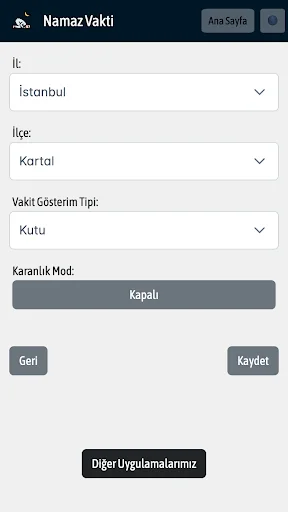 Download Namaz Vakti (İnternetsiz) Terbaru – Jadwal Salat Gratis - Screenshot 4