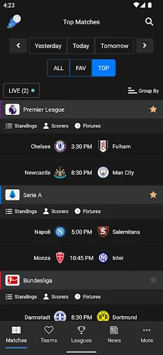 Download Jdwal – Soccer Simply Terbaru – Jadwal Bola Gratis - Screenshot 3