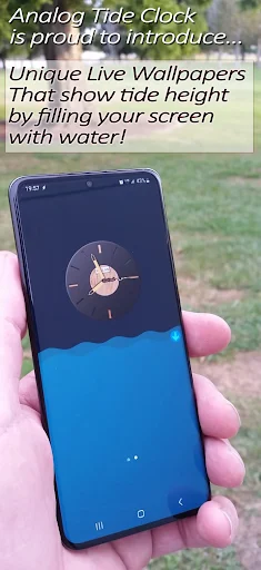 Download Analog Tide Clock Terbaru – Widget Pasang Surut Gratis - Screenshot 2