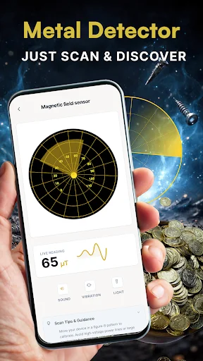 Unduh Gold Detector & Metal Detector Terbaru – Deteksi Logam Gratis - Screenshot 2