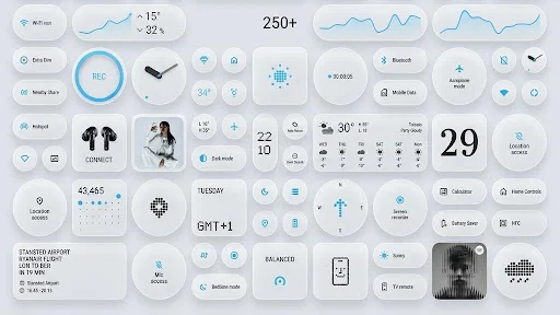 Download Glass Widgets & Theme Pro – Widget Estetik Gratis - Screenshot 4