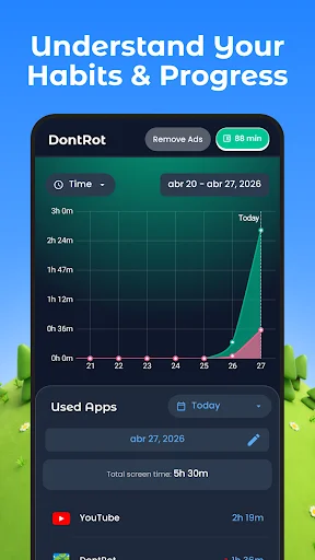 Download DontRot Terbaru – Jalan Kaki untuk Screen Time Gratis - Screenshot 7