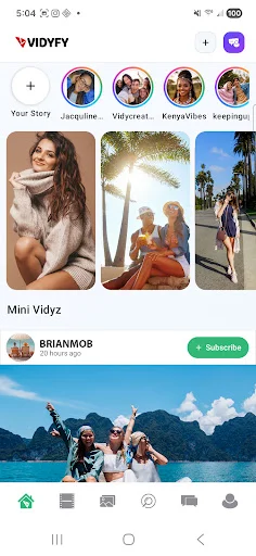 Download Vidyfy Terbaru – Tonton, Buat, dan Berbagi Video Kreatif - Screenshot 1