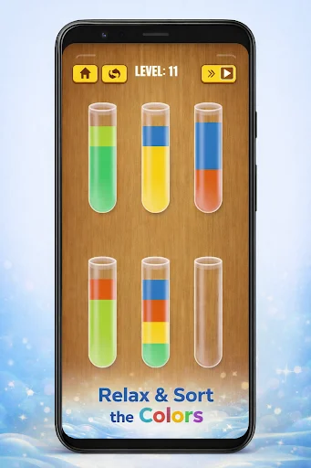 Download Fluid Sort Terbaru – Game Teka-teki Air Santai Gratis - Screenshot 1