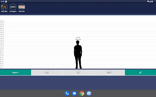 Download size Terbaru – Bandingkan Tinggi Karakter & Orang Gratis - Screenshot 10