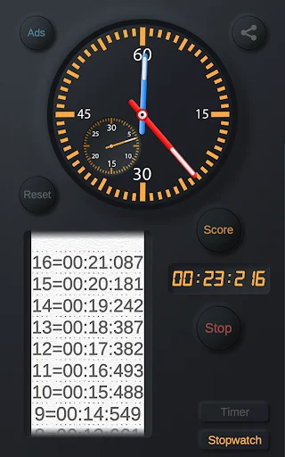 Download Stopwatch & Timer, Chronometer – Aplikasi Pengukur Waktu - Screenshot 12