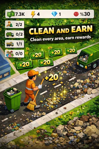 Download Kingdom Of Trash Terbaru – Bersihkan Kota Gratis - Screenshot 2