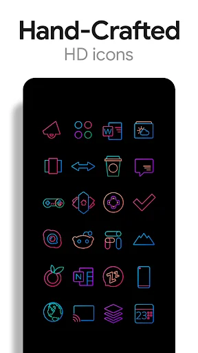 Download Lines Chroma Icon Pack Terbaru – Ikon Garis Keren - Screenshot 3