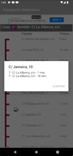 Download Transporte Bus Salamanca Terbaru – Navigasi Bus Mudah - Screenshot 4