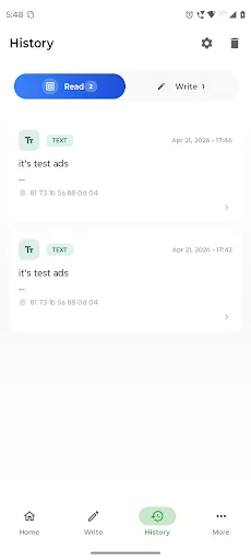 Download NFC/RF Reader and Writer Terbaru – Baca & Tulis Tag NFC - Screenshot 2