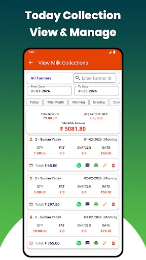 Download Milk Collection App Terbaru – Kelola Susu & Peternak - Screenshot 3