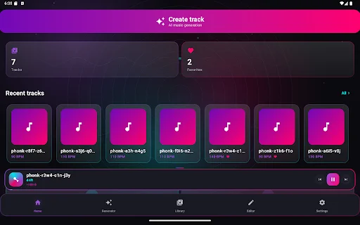 Phonk Maker: AI Song Generator – Buat Musik Phonk Keren Gratis - Screenshot 11