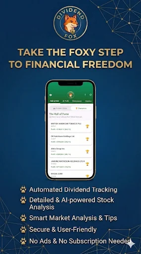 Download Dividend-Fox: Stock Tracker Terbaru – Kelola Dividen Gratis - Screenshot 4