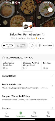 Unduh Zulus Peri Peri Aberdeen Terbaru – Pesan Makanan Lezat - Screenshot 2