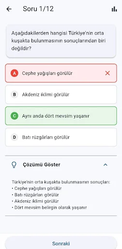 Download Coğrafya Bilgi Kartları Terbaru – Belajar Geografi Gratis - Screenshot 22