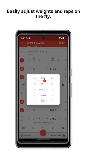 Download Lift4Fit Gym Workout Tracker Terbaru – Latihan Kekuatan - Screenshot 2